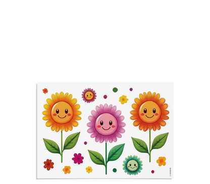 Fensterbilder | Blumen_Kinder