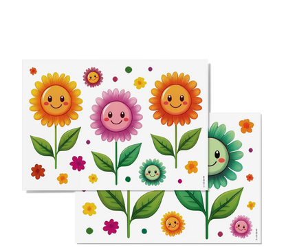 Fensterbilder | Blumen_Kinder