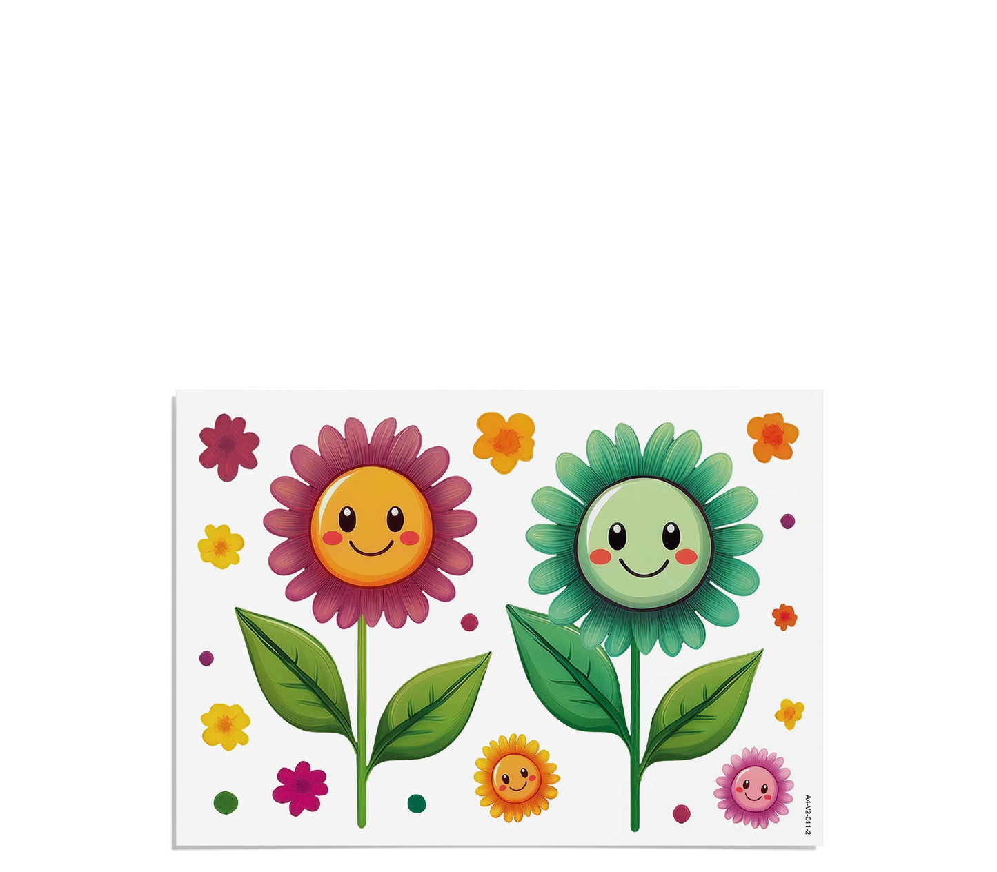 Fensterbilder | Blumen_Kinder