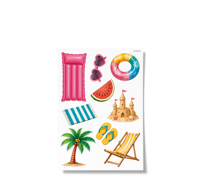 Fensterbilder | Am Strand